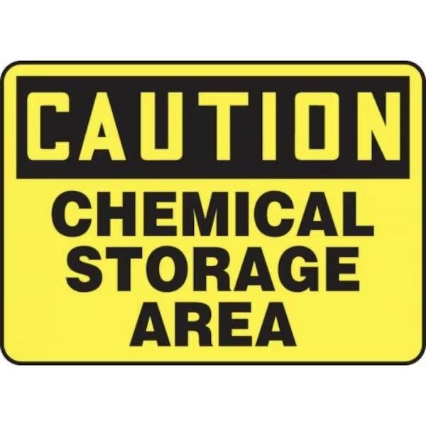 Accuform OSHA CAUTION CHEMICAL SAFETY SIGN MCHL649XT MCHL649XT - main